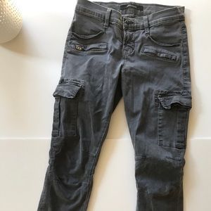 J brand Skinny gray cargo pants